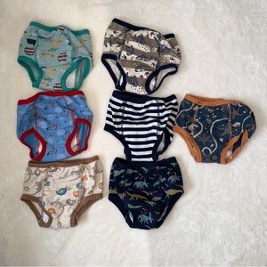 MooMoo Baby 7 Pack Potty Training Pants Cotton Absorbent Training Underwear 4t